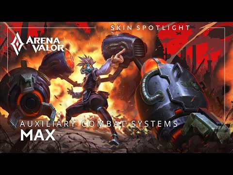 Skin Spotlight: Max — Auxiliary Combat Systems | Arena of Valor | TiMi