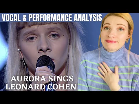 Vocal Coach/Musician Reacts: AURORA Sings Leonard Cohen ‘Famous Blue Raincoat’ In Depth Analysis!