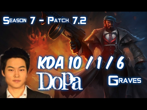 Dopa GRAVES vs LEE SIN Jungle - Patch 7.2 KR Ranked