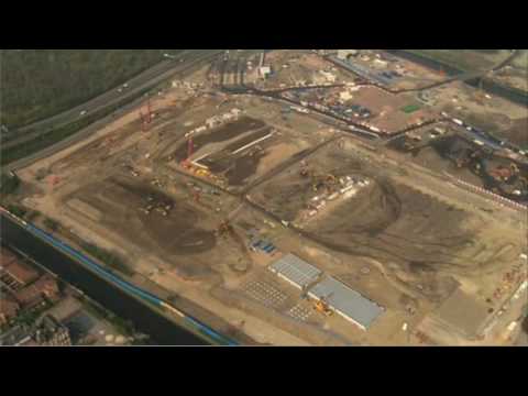 Olympic Park fly-through 2009 - London 2012