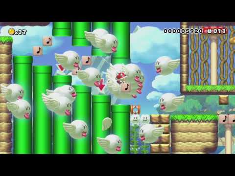 トケゾーメットと一緒に♪　Speed Run！　　【スピン重視】 by SINTA♪ダイキチ - Super Mario Maker【Wii U】No Commentary 1bx