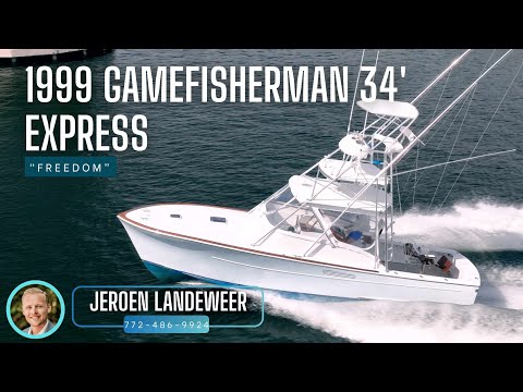 1999 Gamefisherman 34 Express Freedom Video