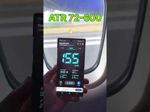 At what speed ATR 72-600 takes-off ? #aeroplane #airport #trending #shorts #travel