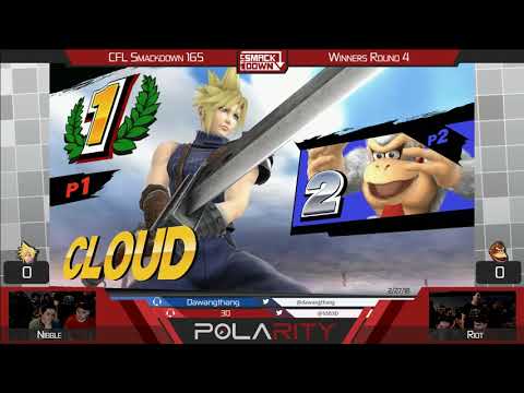 CFL Smackdown 165 WiiU - Nibble (Cloud) vs Riot (Bayonetta) - Winners R4