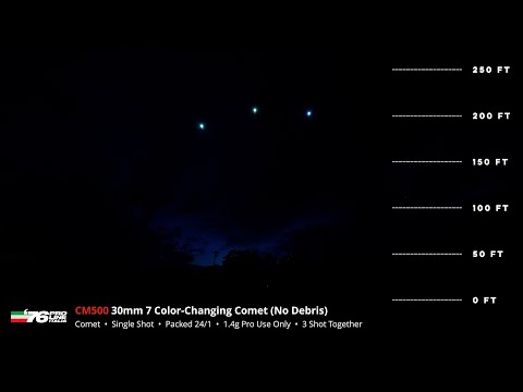 CM500 30mm Color Changing Comet (No Debris) - '76 Pro Line Italia 2025
