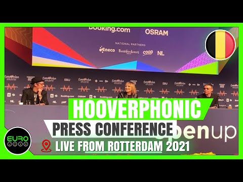 BELGIUM EUROVISION 2021: Hooverphonic - The Wrong Place (QUALIFIERS PRESS CONFERENCE)