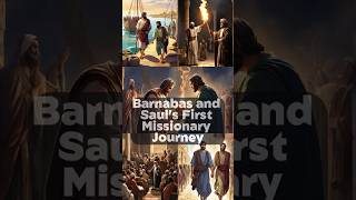 ⛵✝️Barnabas and Saul Sent Out: The First Missionary Journey Begins | Bible Story #shorts #bible #god