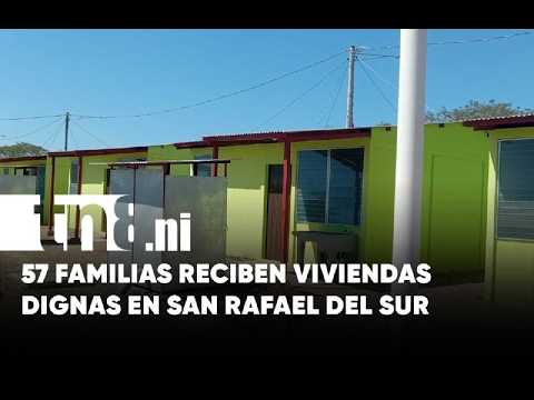 La alegría llega a San Rafael del Sur con la entrega de casas dignas