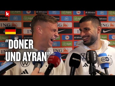 "Habt ihr auch Fragen?" - Kimmich und Undav sorgen für Lacher | Niederlande - Deutschland 2:2