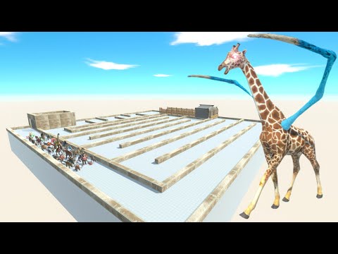 Escape From Alien Giraffe - Last Survivor - Animal Revolt Battle Simulator