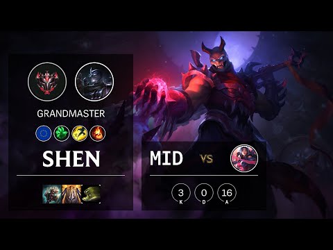 Shen Mid vs Irelia - EUW Grandmaster Patch 10.20