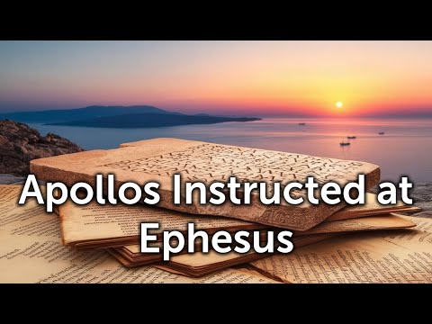 Apollos Instructed at Ephesus (Acts 18:24-28)