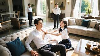 笨女孩第一天上班誤把總裁扣子解開，怎料總裁聽到她心聲後沒生氣，竟娶她做總裁夫人！#短劇 #逆襲 #萌娃 #親情