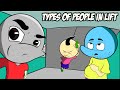 TYPES OF PEOPLE IN LIFT | Angry Prash