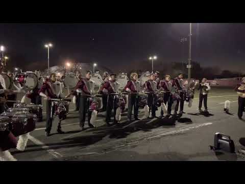 UMass Drumline 2021 - Drum Feature Chunk, 11/6/21, Alumni Day