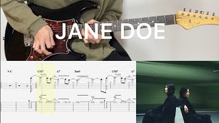 Kenshi Yonezu, Hikaru Utada - JANE DOE (guitar cover with tabs & chords)