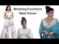 Wedding Functions Must Haves | My Fav Wedding Essentials | Aanchal