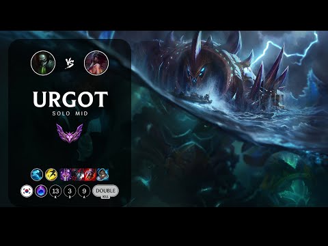 Urgot Mid vs Akali - KR Master Patch 14.7