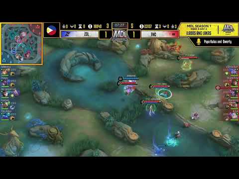 GAME 3 | ZOL ESPORTS  VS TNC NEO | MDL PH #zolesports #tncneo