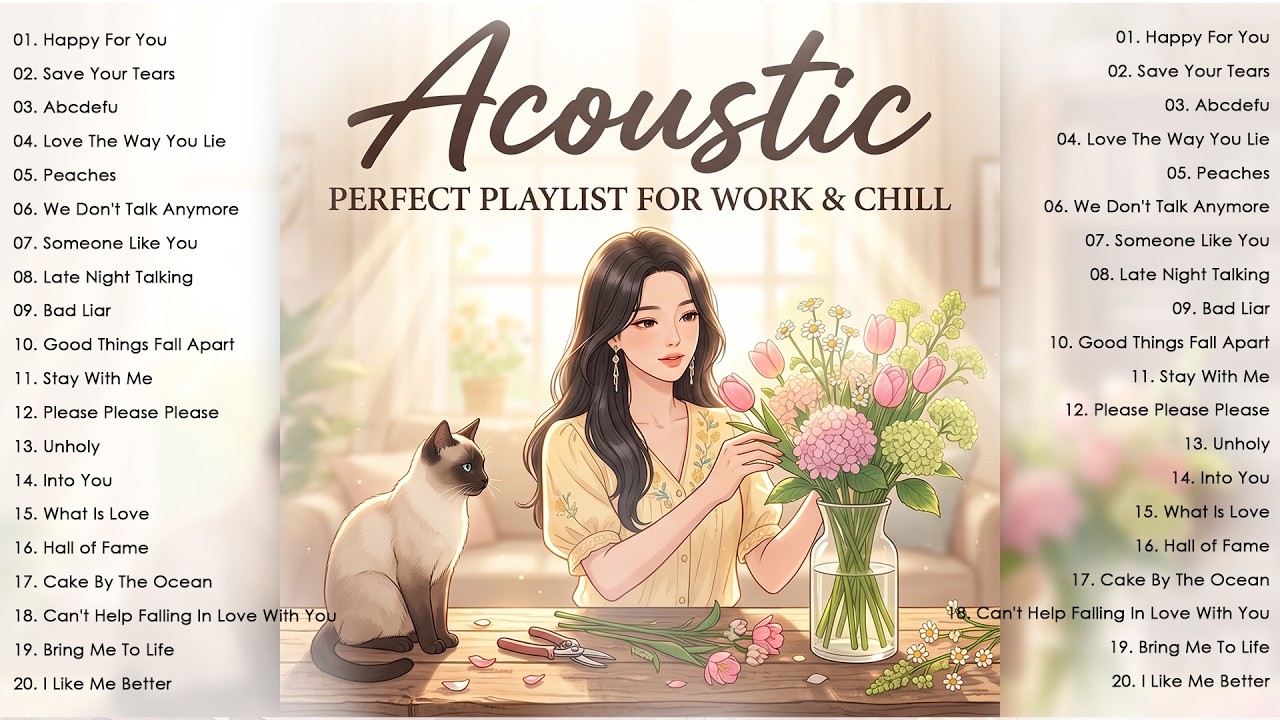 Romantic Acoustic Songs with Lyrics 2026 ❤️ Love & Soft Feeling New Songs