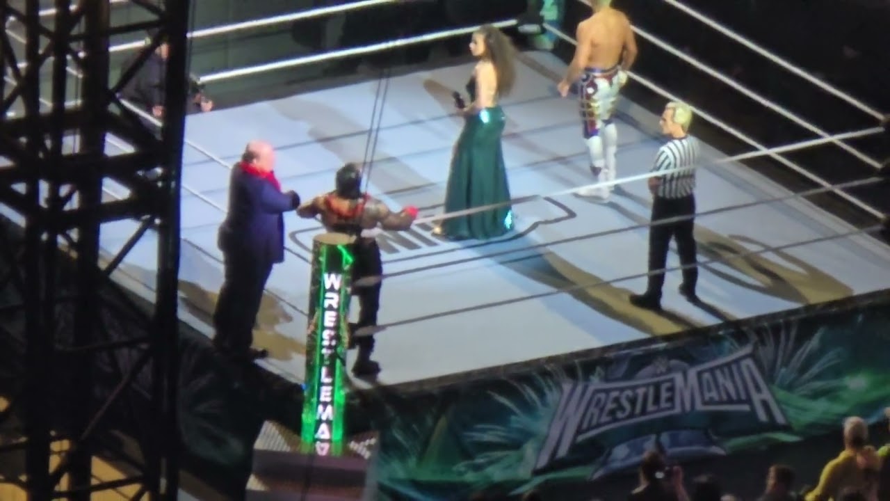 WrestleMania XL Night 2- Roman Reigns vs. Cody Rhodes Intro #WWE #WrestleManiaXL #WrestleMania