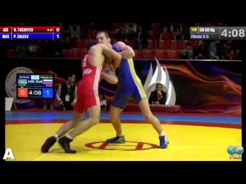 GGP2013 / Rovshan TAGHIYEV - Pavel Saleev (RUS) - GR 60 kg bronze medal match