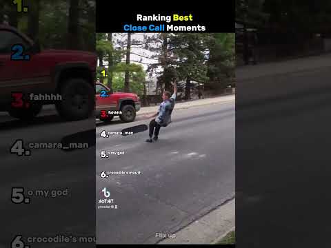 Ranking Best Close Call Moments 😳#shorts
