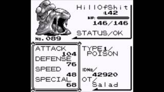 Pokémon Red/Blue Pokédex Completed