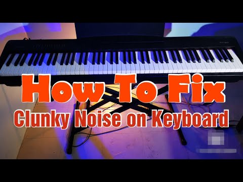 How to Fix Repair Clunky  Keyboard Roland Fp30 Fp30x Digital Piano RHA-4