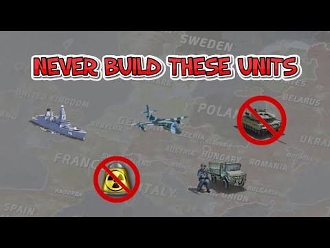 NEVER BUILD THESE UNITS in Supremacy WW3