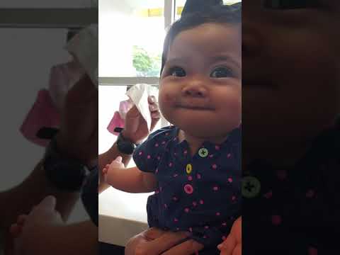 Faustina rose eating chocolate dip cone from Mcdonalds