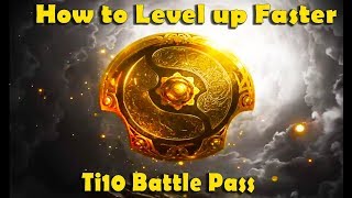 How to Level Up Faster in Dota 2 The International 10 Battle pass Ti10~Without spending money