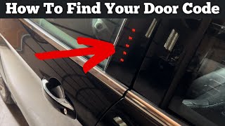 How To Find The Keypad Door Code On 2013 - 2019 Ford Escape - Driver