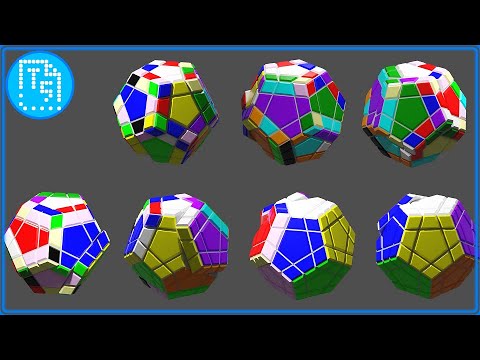 Rubik's Cube Megaminx Pieces Modelling & Animation Tutorial ( Blender 2.8+ )