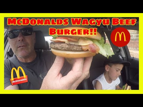 McDonalds Wagyu Beef Burger!!!
