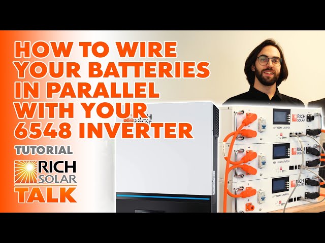 How to Wire Your Alpha 5 Batteries in Parallel With 6548 Inverter - Rich Solar Talk