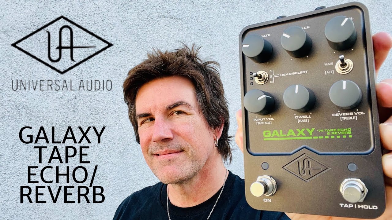 UA GALAXY 74 TAPE ECHO and REVERB PEDAL! New for 2023 - YouTube