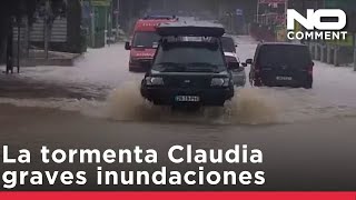 La tormenta Claudia provoca graves inundaciones y cortes de luz en todo Portugal