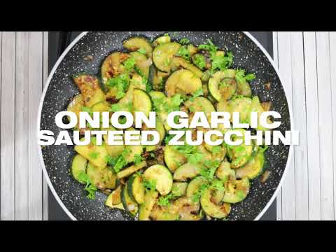 Garlic Onion Sauteed Zucchini Recipe