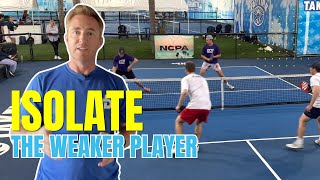 How to Neutralize the Stronger Pickleball Opponent - The Doubles Playbook