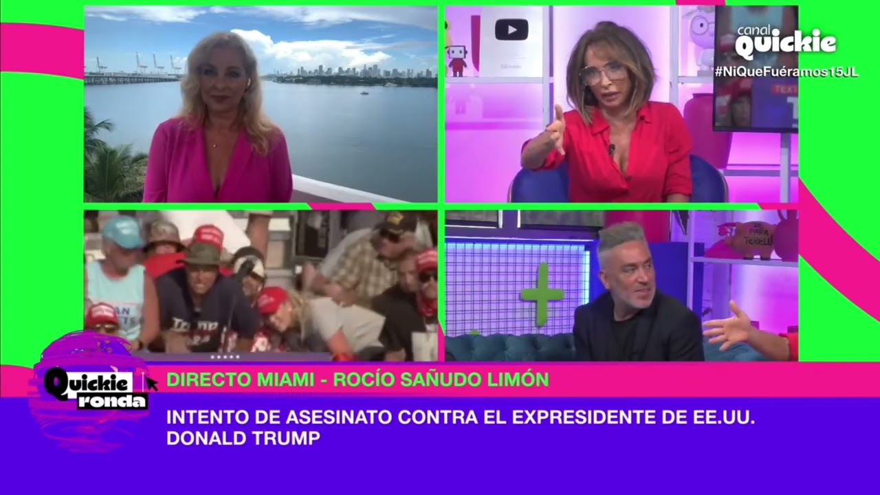 Rocío Sañudo Limón Cubriendo el Intento de Asesinato a Trump