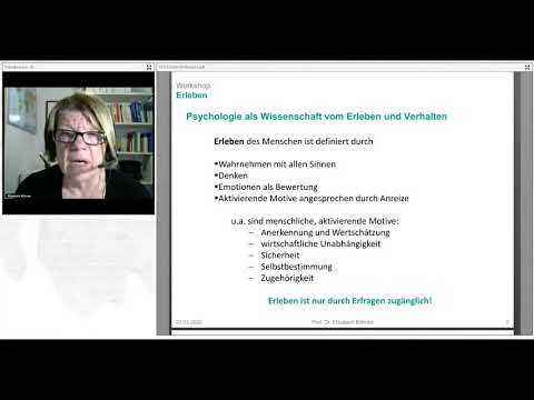 Wirtschaftspsychologischer Workshop mit Prof. Elisabeth Böhnke