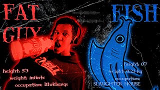 Fish vs Fat Guy - Rap Battle! (ft. @egorapbattles , @SwaggyFlan, & @B3AUTYNTH3B3AST)