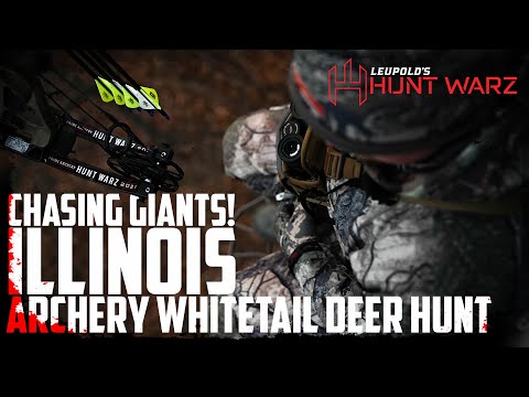 LEUPOLD'S HUNT WARZ | ILLINOIS ARCHERY WHITETAIL DEER HUNT | UTAH VS ILLINOIS TWO VS TWO | 1OF 2