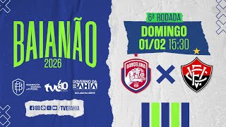 BARCELONA 0 X 2 VITÓRIA | PARTIDA COMPLETA | #BaianãoNaTVE - 01/02/2026