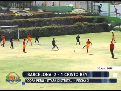 Barcelona 2 - 1 Cristo Rey - Copa Perú ASA - Tvmundo Deportes 2014