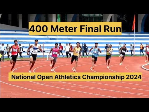 400 Meter Final Run For Men |63rd national Open athletics championship 2024|Kaanteerava| Banglore