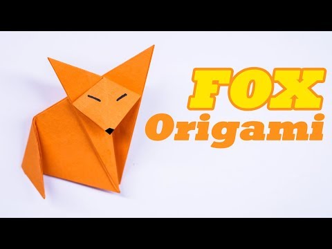Easy #origami paper #Fox - #Cute origami