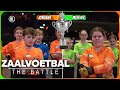 Wie wint deze spannende pot voetbal? | Battle Zaalvoetbal | Zappsport