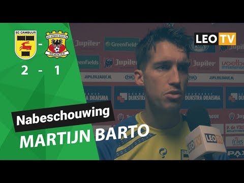 Nabeschouwing Martijn Barto Cambuur- Go ahead Eagles